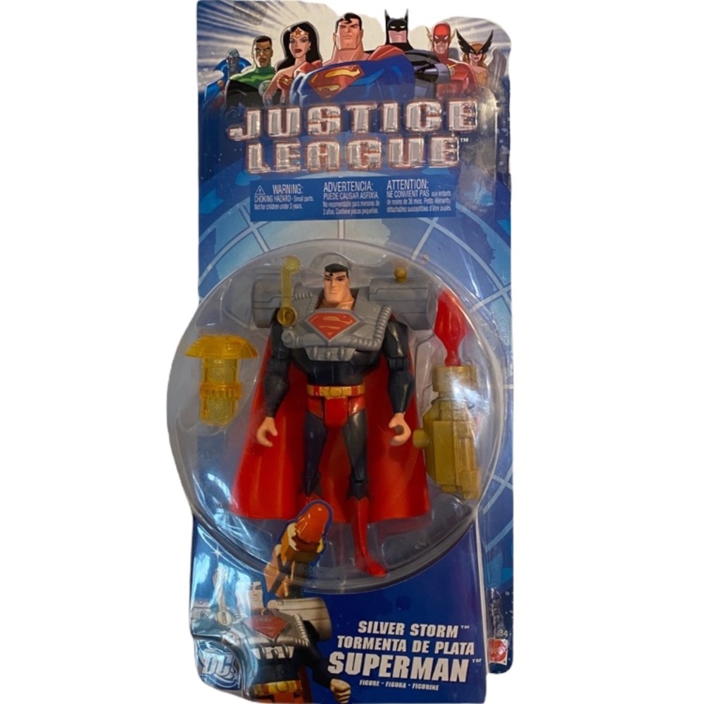 Superman Justice League Action Figures Silver Storm Superman Collectibles